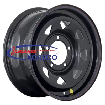 15'' 5x139,7 ET00 D110 7,0J Off-Road Wheels УАЗ (треуг. мелкий) Черный