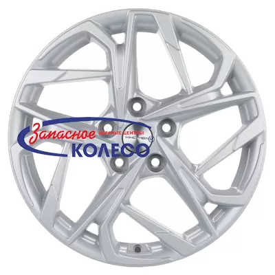 17'' 5x110 ET46 D63,3 7,0J Khomen Wheels KHW1716 (Changan CS35/CS35 Pro) F-Silver