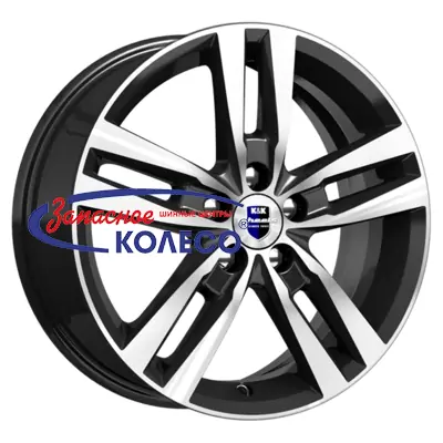 16'' 5x100 ET48 D56,1 6,5J K&K Rassvet-оригинал (КС868) Алмаз черный SK