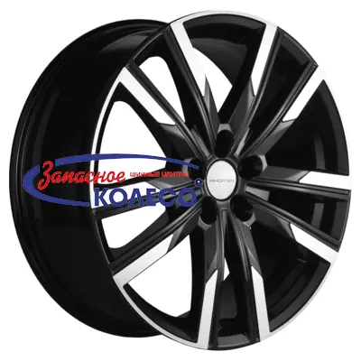 19'' 5x120 ET41 D59.5 7,5J Khomen Wheels KHW1905 (GAC GS8) Black-FP
