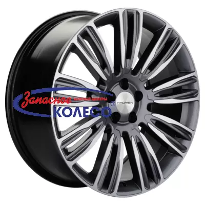 20'' 5x120 ET45 D72,6 8,5J Khomen Wheels KHW2004 (GAC GS8) Gray-FP