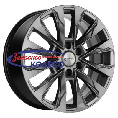 20'' 6x139,7 ET38 D67,1 8,0J Khomen Wheels KHW2010 (Pajero IV) Gray