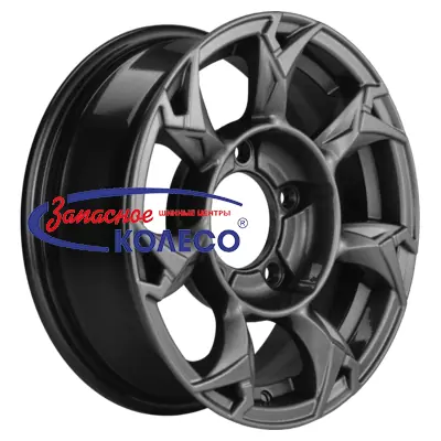 15'' 5x139,7 ET5 D98,5 5,5J Khomen Wheels KHW1505 (Lada NIVA 4x4) Gray