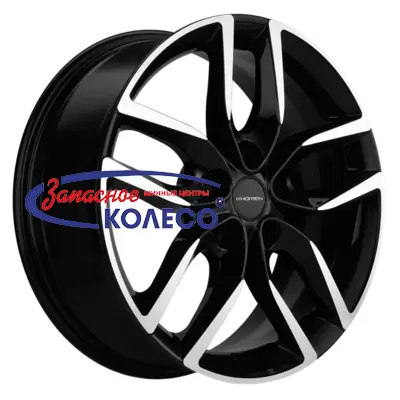 17'' 5x108 ET33 D60,1 6,5J Khomen Wheels KHW1708 (Chery tiggo 7pro) Black-FP