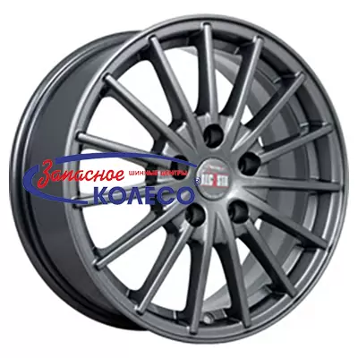 16'' 5x100 ET38 D57,1 6,5J Alcasta M60 Graphite