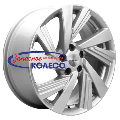 18'' 5x112 ET43 D57,1 7,5J Khomen Wheels KHW1801 (Kodiaq/Tiguan) F-Silver