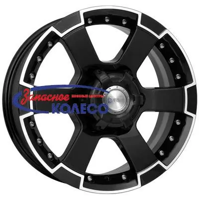 16'' 6x139,7 ET20 D110,1 7,0J K&K M56 (КС593) Алмаз черный