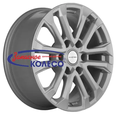 18'' 6x139,7 ET25 D106,1 7,5J Khomen Wheels KHW1805 (LC Prado) F-Silver