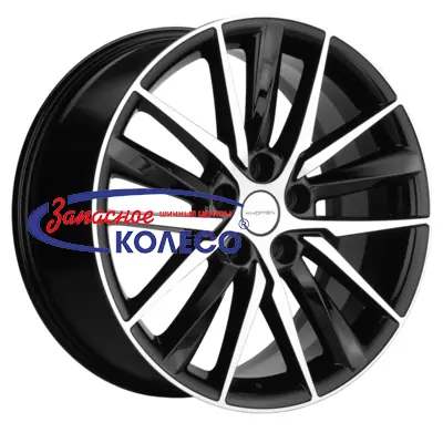 18'' 5x114,3 ET46 D67,1 8,0J Khomen Wheels KHW1807 (Hyundai i40) Black-FP