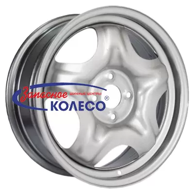 16'' 4x100 ET50 D54,1 6,5J ТЗСК Hyundai Solaris, Kia Rio серебро