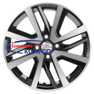 16'' 4x100 ET41 D60,1 6,0J Khomen Wheels KHW1609 (Xray) Black-FP