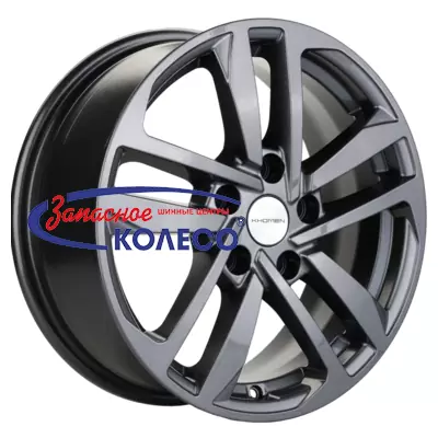 16'' 5x100 ET39 D57,1 6,5J Khomen Wheels KHW1612 (Polo) Gray