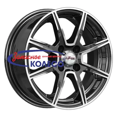 14'' 4x100 ET35 D67,1 5,5J iFree Майами лайт (КС1029) Блэк Джек