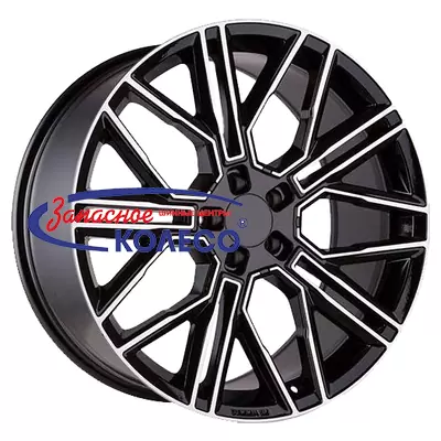 21'' 5x120 ET49 D72,6 9,5J Khomen Wheels KHW2101 (RRover) Black-FP