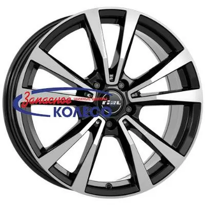 19'' 5x112 ET20 D66,5 9,0J Rial M12 Diamant black front polished