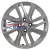 16'' 4x100 ET37 D60,1 6,0J Khomen Wheels KHW1609 (Stepway) F-Silver