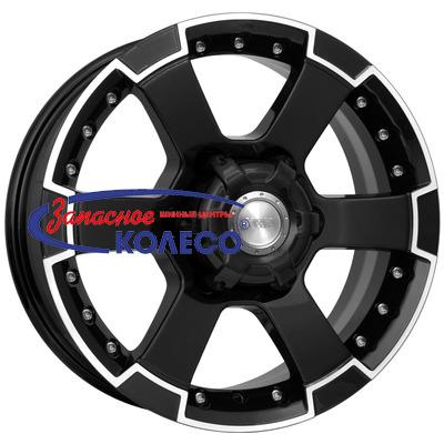 16'' 6x139,7 ET30 D93.1 7,0J K&K M56 (КС593) Алмаз черный