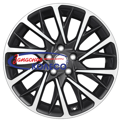 18'' 5x108 ET52,5 D63,3 7,5J Khomen Wheels KHW1804 (Kuga) Black-FP