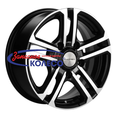 16'' 5x139,7 ET35 D98,5 6,5J Khomen Wheels KHW1602 (Niva 4x4 Bronto) Black-FP